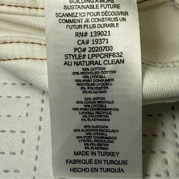 Frame Le Palazzo Crop High Rise Wide Leg Size 26 In Au Natural Clean - Picture 10 of 14